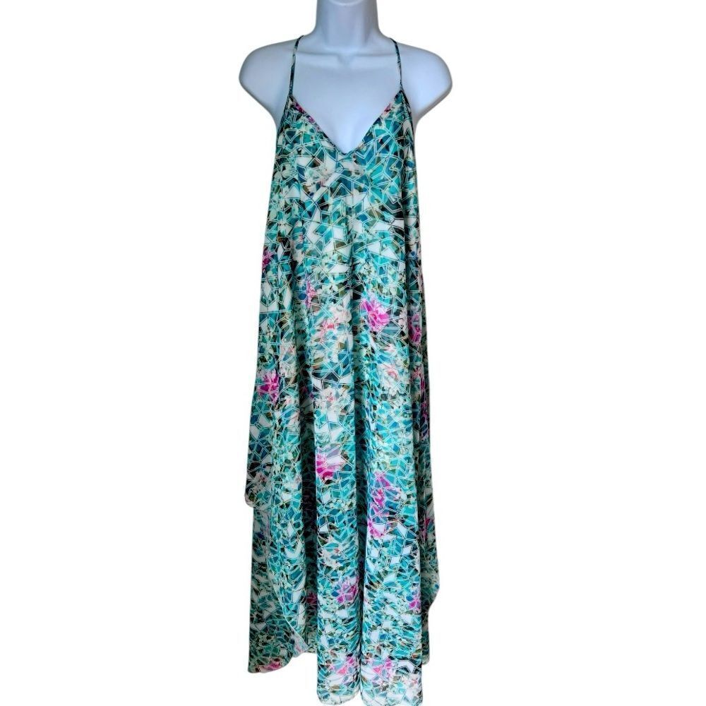 Revolve Lovers & Friends Curacao Slip Floral Maxi  Summer Flowy Dress  sz S